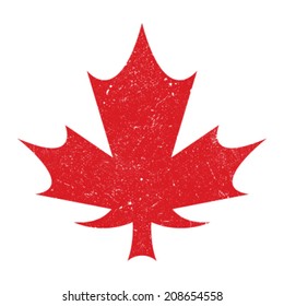 Stylized Autumn Maple Leaf Foliage logo icon