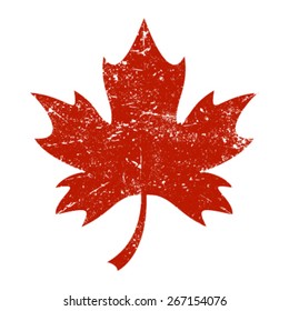 Stylized Autumn Maple Leaf Foliage logo icon