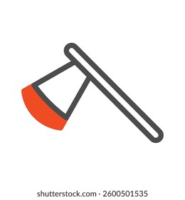 Stylized Axe Icon for Lumberjack and Forestry Work