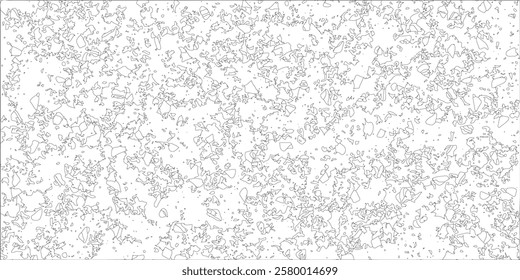 The stylized background of the topographic contour map concept. Abstract geography scheme in lines and contours. Black on white. Vector illustration.
