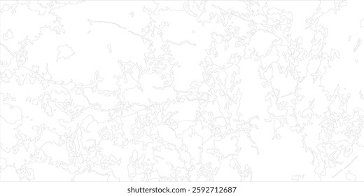 The stylized background of the topographic contour map concept. Abstract geography scheme in lines and contours. Black on white. Vector illustration.