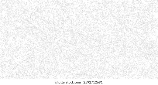 The stylized background of the topographic contour map concept. Abstract geography scheme in lines and contours. Black on white. Vector illustration.