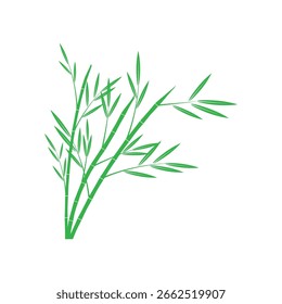 Stylized Bamboo logo simple and symbol design