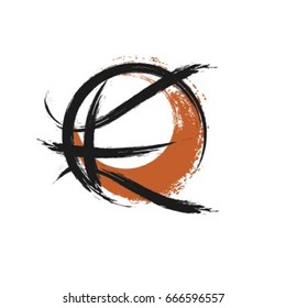 Stilvoller Basketballball