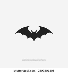 Vector de murciélago estilizado en formato EPS10. Diseño limpio y nítido con alas y silueta detalladas, ideal para Halloween, temas góticos, logotipos y Diseño web. Perfecto para carteles, arte digital y decoraciones espeluznantes