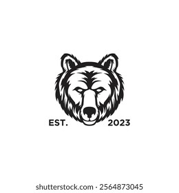 A stylized bear head logo with the text "EST. 2023" on either side.