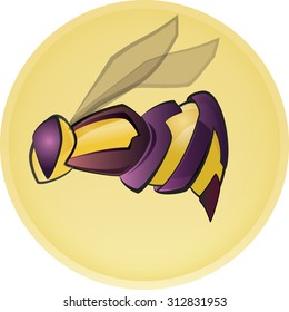 stylized bee