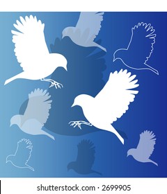 stilisierte Vögel