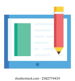 Stylized blogger icon representing content creation, social media presence, and personal branding.