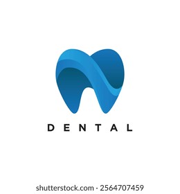 stylized blue tooth logo with the word "DENTAL" written below it, which is interesting as it represents a dental or oral health-related business or service