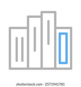 Stylized book icon. Concept of education, learning, and knowledge.