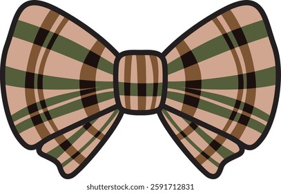 Stylized bow vector, perfect for festive branding, party decorations, or fashion logos with a playful, chic touch.
