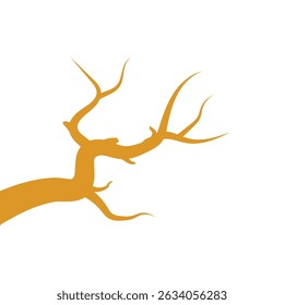 Stylized branch logo vector and symbol
