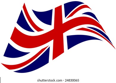 stylized British flag