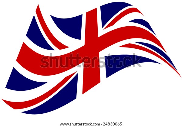 様式化したイギリス国旗 のベクター画像素材 ロイヤリティフリー