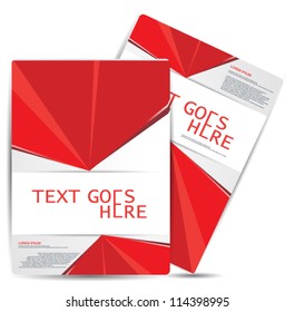 stylized brochure design