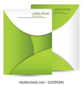 stylized brochure design