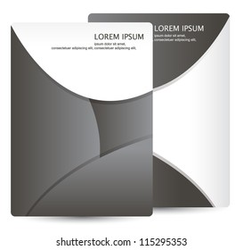 stylized brochure design