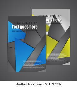 stylized brochure/flyer design