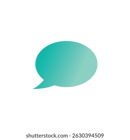 Stylized bubble chat logo vector and symbol