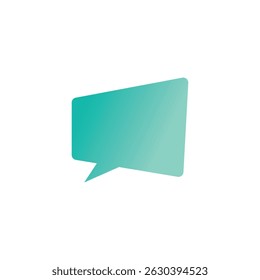 Stylized bubble chat logo vector and symbol