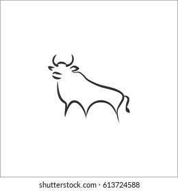Stylized bull