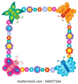 Stylized butterflies theme image 6 - eps10 vector illustration.