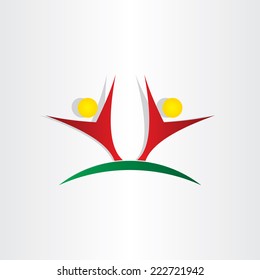 stylized butterfly design element 