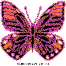 Stylized Butterfly Element