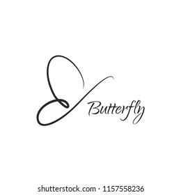 Stylized Butterfly Logo