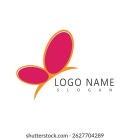 Stylized Butterfly logo and symbol