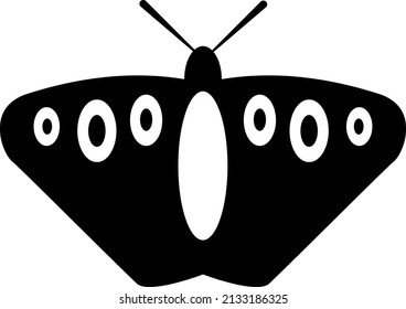 Stylized butterfly urticaria. A vector file is useful for creating designs.