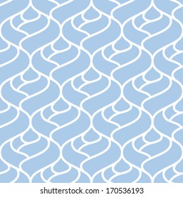 Stylized Cabbage Rose Buds Seamless Background Pattern