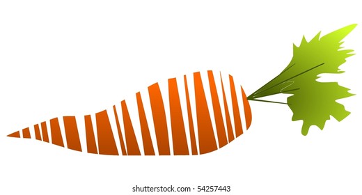 stylized carrot
