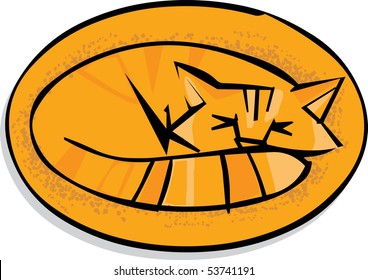 Stylized cat