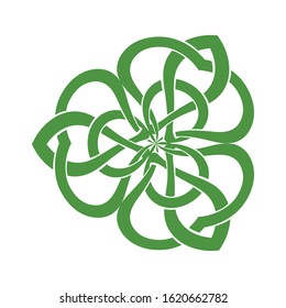 Stylized Celtic knot, vector illustration