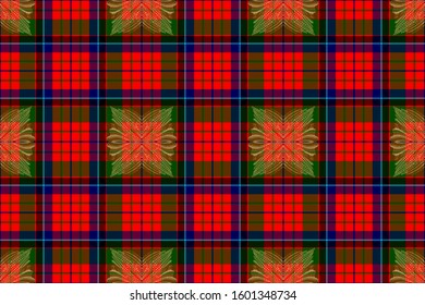 Stylized Checkered Background Patterns Prints Fabrics Stock Vector ...