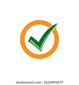 Stylized Checklist logo vector symbol design