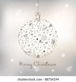 Stylized Christmas ball