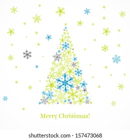 Stylized christmas tree