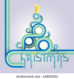 Stylized christmas tree
