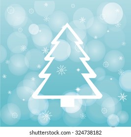 stylized Christmas tree