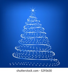 Stylized Christmas tree