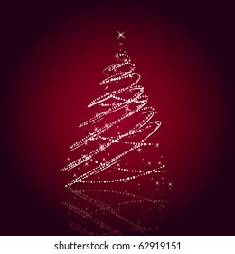 Stylized christmas tree