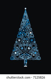 Stylized christmas tree