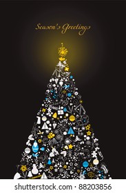 Stylized Christmas tree