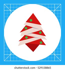 Stylized Christmas tree icon