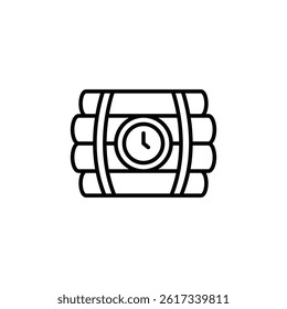 Stylized clockwork bomb illustration, representing countdown or urgency