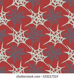 Stylized cobweb seamless pattern. Can be use for background, fabric, wrapping and others.