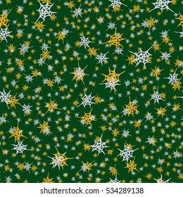 Stylized cobweb seamless pattern. Can be use for background, fabric, wrapping and others.